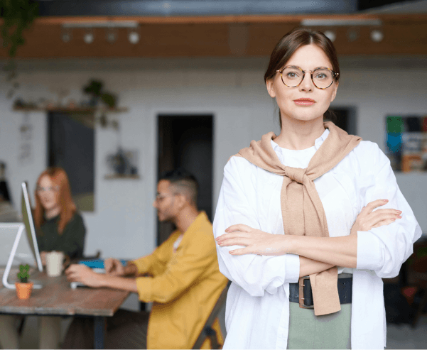 Arms folded women